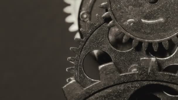 Résumé Grunge Dirty Rusty Clock Gears Concept Industriel Commercial — Video