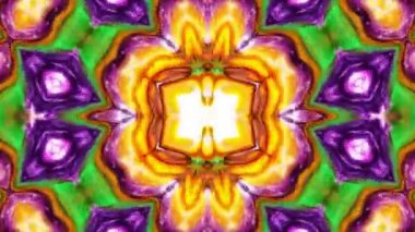 Soyut renkli Kaleidoscope hareketi