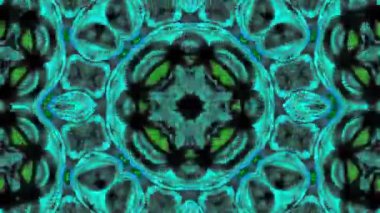 Soyut renkli Kaleidoscope hareketi