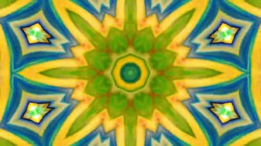 Soyut renkli Kaleidoscope hareketi