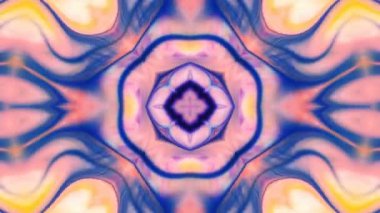 Soyut renkli Kaleidoscope hareketi