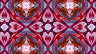 Soyut renkli Kaleidoscope hareketi