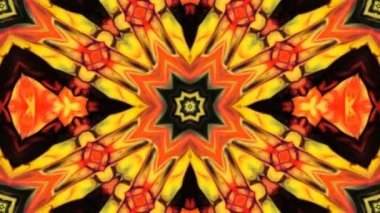 Soyut renkli Kaleidoscope hareketi