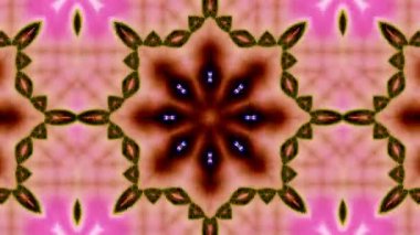 Soyut renkli Kaleidoscope hareketi