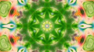 Soyut renkli Kaleidoscope hareketi