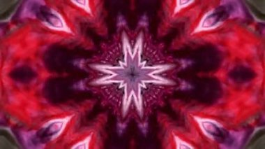 Soyut renkli Kaleidoscope hareketi