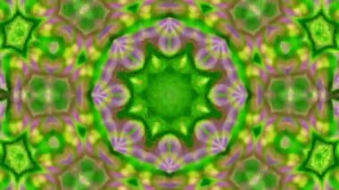 Soyut renkli Kaleidoscope hareketi