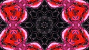 Soyut renkli Kaleidoscope hareketi