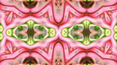 Soyut renkli Kaleidoscope hareketi