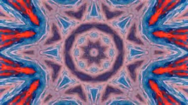 Soyut renkli Kaleidoscope hareketi