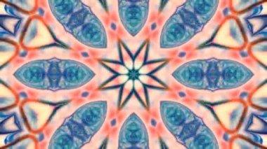 Soyut renkli Kaleidoscope hareketi