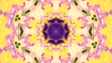 Soyut renkli Kaleidoscope hareketi
