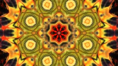 Soyut renkli Kaleidoscope hareketi