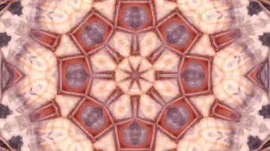 Soyut renkli Kaleidoscope hareketi