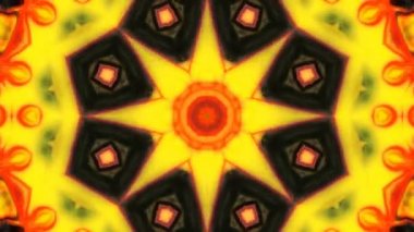 Soyut renkli Kaleidoscope hareketi