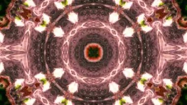 Soyut renkli Kaleidoscope hareketi
