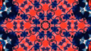 Soyut renkli Kaleidoscope hareketi