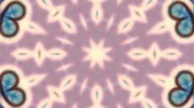 Soyut renkli Kaleidoscope hareketi