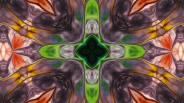 Soyut renkli Kaleidoscope hareketi