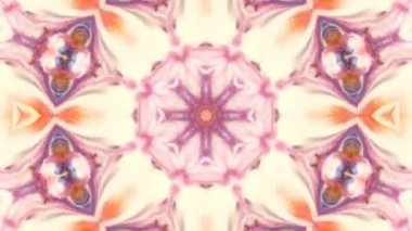 Soyut renkli Kaleidoscope hareketi
