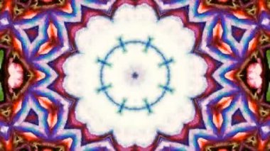 Soyut renkli Kaleidoscope hareketi