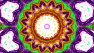 Soyut renkli Kaleidoscope hareketi