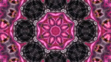Soyut renkli Kaleidoscope hareketi