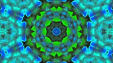 Soyut renkli Kaleidoscope hareketi