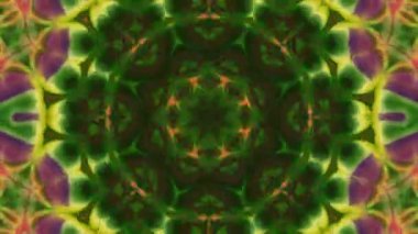 Soyut renkli Kaleidoscope hareketi