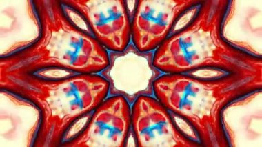 Soyut renkli Kaleidoscope hareketi