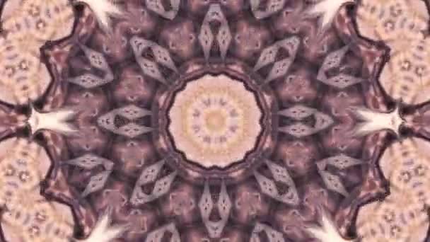 Mouvement Kaléidoscope Coloré Abstrait — Video