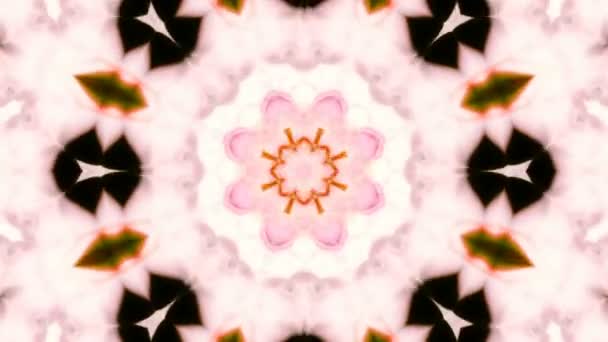 Abstract Colorful Kaleidoscope Movement — Stock Video