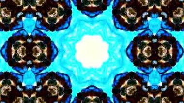 Soyut renkli Kaleidoscope hareketi