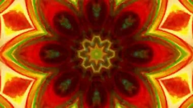 Soyut renkli Kaleidoscope hareketi