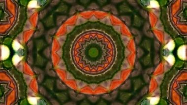 Soyut renkli Kaleidoscope hareketi