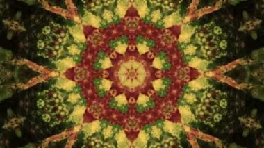 Soyut renkli Kaleidoscope hareketi