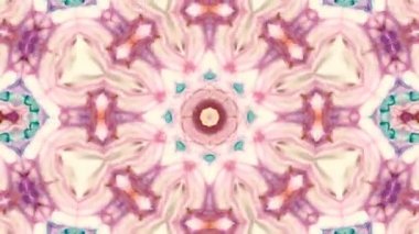 Soyut renkli Kaleidoscope hareketi