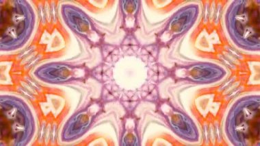 Soyut renkli Kaleidoscope hareketi