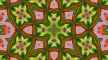 Soyut renkli Kaleidoscope hareketi