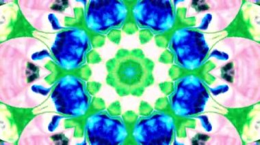 Soyut renkli Kaleidoscope hareketi