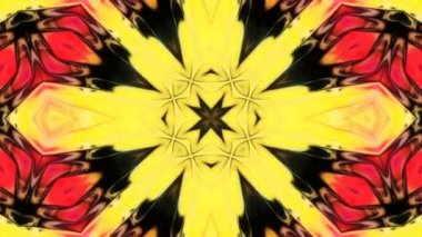 Soyut renkli Kaleidoscope hareketi
