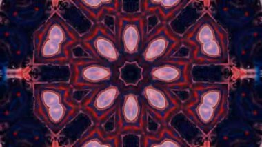 Soyut renkli Kaleidoscope hareketi