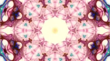 Soyut renkli Kaleidoscope hareketi
