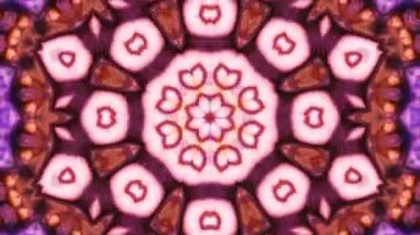 Soyut renkli Kaleidoscope hareketi