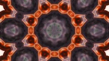 Soyut renkli Kaleidoscope hareketi