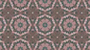 Soyut renkli Kaleidoscope hareketi