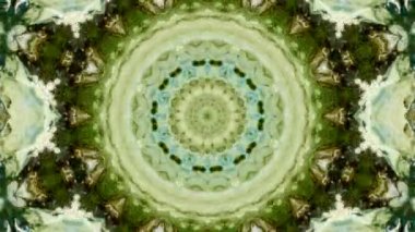 Soyut renkli Kaleidoscope hareketi