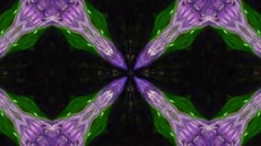 Soyut renkli Kaleidoscope hareketi