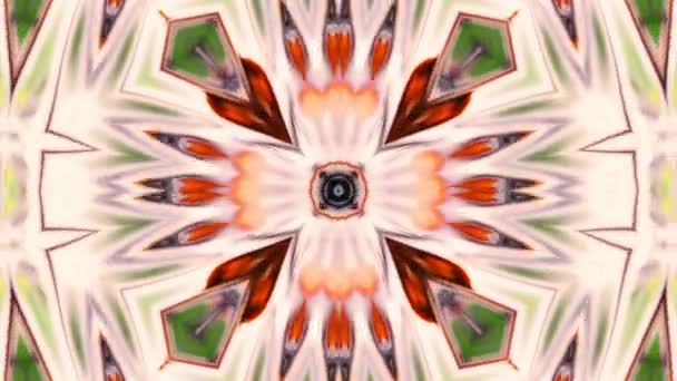 Abstrakte Bunte Kaleidoskop Bewegung — Stockvideo