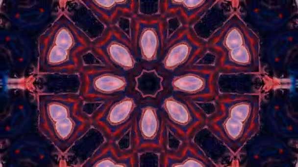 Abstract Colorful Kaleidoscope Movement — Stock Video